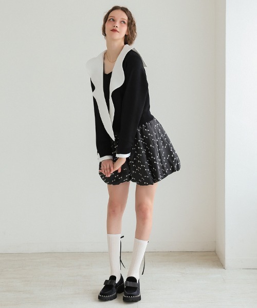 DONOBAN（ドノバン）の「リボンバブルヘムショートパンツ（その他パンツ・レディース・ブラック・ONE）」の5枚目の写真