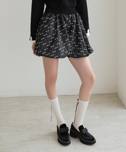 リボンバブルヘムショートパンツ（その他パンツ）｜DONOBAN（ドノバン