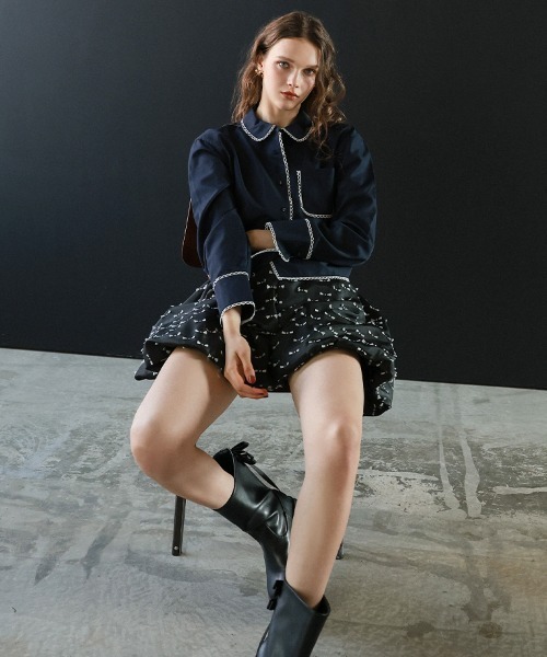 DONOBAN（ドノバン）の「リボンバブルヘムショートパンツ（その他パンツ・レディース・ブラック・ONE）」の7枚目の写真