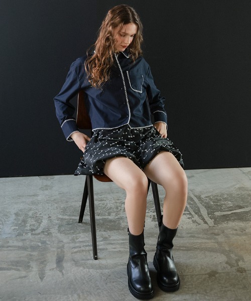 DONOBAN（ドノバン）の「リボンバブルヘムショートパンツ（その他パンツ・レディース・ブラック・ONE）」の8枚目の写真