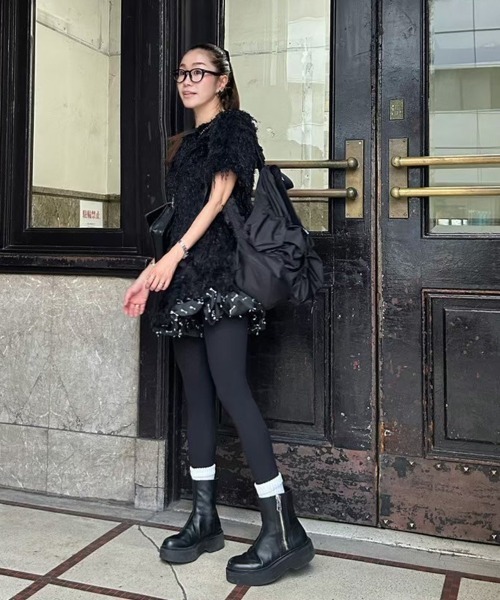 DONOBAN（ドノバン）の「リボンバブルヘムショートパンツ（その他パンツ・レディース・ブラック・ONE）」の22枚目の写真