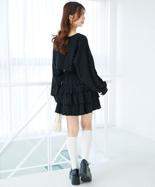 MAJESTIC LEGON（マジェスティックレゴン）の「ラインストーンキャミ＆ボレロセット（アンサンブル・レディース・ピンク/チャコールグレー/ブラック・MEDIUM）」の22枚目の写真