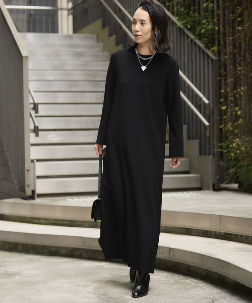 【新品未使用】VERMEILpar iena超人気ロング黒ワンピース セレモニー VERMEIL par iena（ヴェルメイユパーイエナ）の「TA/P平二重