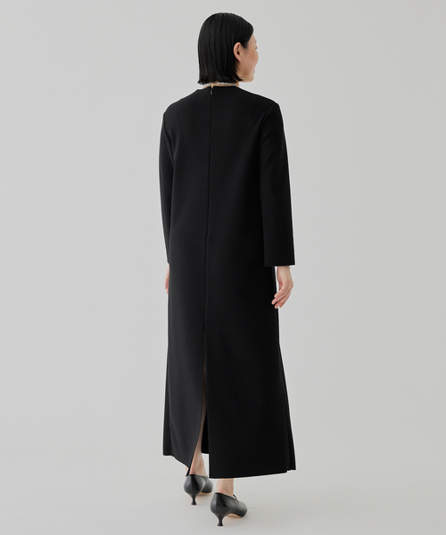 【美品】VERMEIR par iena カシミヤ セットアップ ワンピース ニットジョーゼットボンディングワンピース（ワンピース