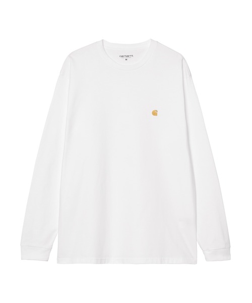 Carhartt WIP(カーハートダブリューアイピー)の「L/S CHASE T-SHIRT(Tシャツ/カットソー・メンズ・ホワイト/オリーブ/ブラック・MEDIUM/LARGE/X-LARGE)」の1枚目の写真