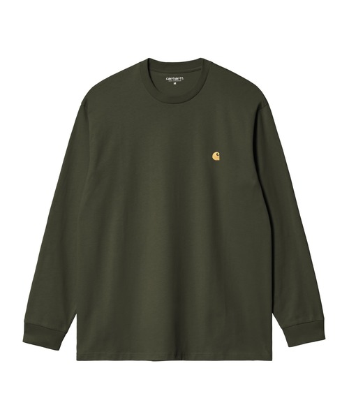 Carhartt WIP(カーハートダブリューアイピー)の「L/S CHASE T-SHIRT(Tシャツ/カットソー・メンズ・ホワイト/オリーブ/ブラック・MEDIUM/LARGE/X-LARGE)」の4枚目の写真