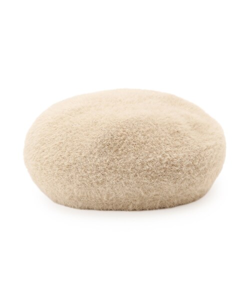 grove（グローブ）の「ラメシャギーベレー（ハンチング/ベレー帽・レディース・ナチュラル/チャコールグレー/アイボリー/ライトグレー・00）」の4枚目の写真