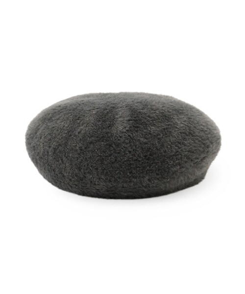 grove（グローブ）の「ラメシャギーベレー（ハンチング/ベレー帽・レディース・ナチュラル/チャコールグレー/アイボリー/ライトグレー・00）」の2枚目の写真