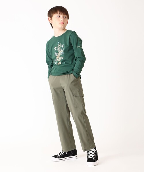Columbia（コロンビア）の「撥水 ストレッチ Columbia／キッズ テックトレイル ユーティリティ パンツ／コロンビア（その他パンツ・キッズ・ベージュ/ブラック/グリーン・L/S/M/XS/XXS）」の12枚目の写真