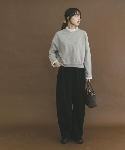 セール】フリルドッキングスウェット（スウェット）｜ITEMS