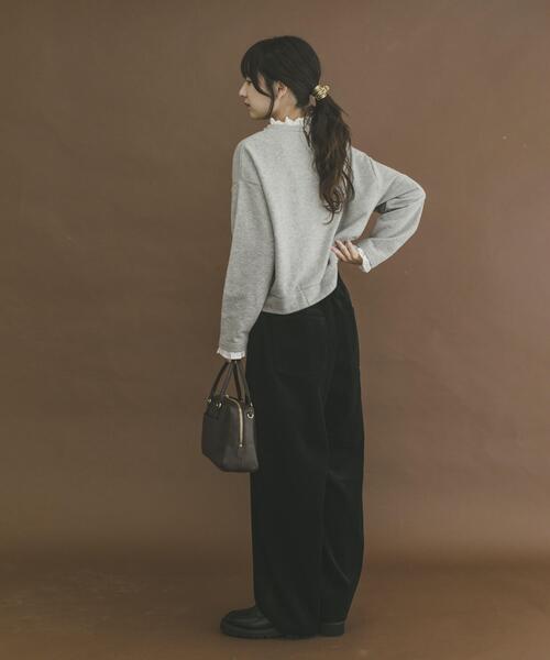 セール】フリルドッキングスウェット（スウェット）｜ITEMS