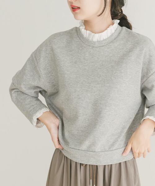 ITEMS URBANRESEARCH(アイテムズ アーバンリサーチ)の「フリルドッキングスウェット(スウェット・レディース・グレー系その他/ブラック・FREE)」の16枚目の写真
