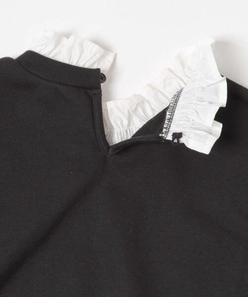 ITEMS URBANRESEARCH(アイテムズ アーバンリサーチ)の「フリルドッキングスウェット(スウェット・レディース・グレー系その他/ブラック・FREE)」の4枚目の写真