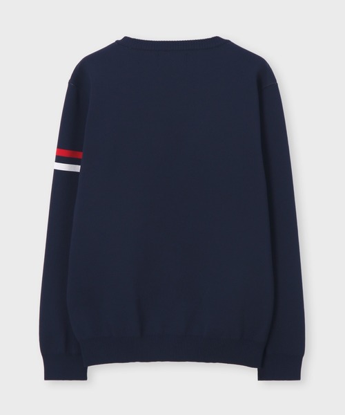 Psycho Bunny（サイコバニー）の「[GOLF]トリコロール ジャガードニット（ニット/セーター・メンズ・ブラック/レッド/ネイビー/ホワイト・X-LARGE/MEDIUM/LARGE）」の17枚目の写真