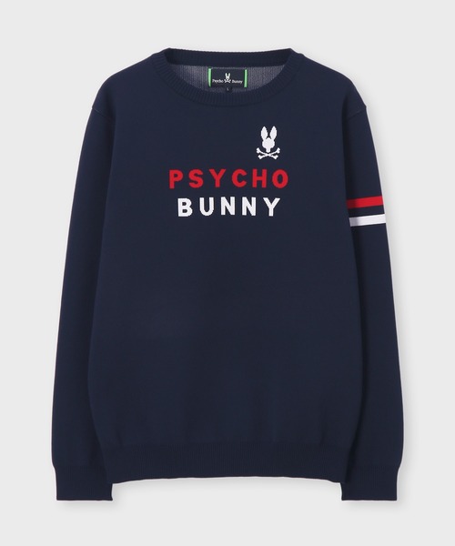 Psycho Bunny（サイコバニー）の「[GOLF]トリコロール ジャガードニット（ニット/セーター・メンズ・ブラック/レッド/ネイビー/ホワイト・X-LARGE/MEDIUM/LARGE）」の16枚目の写真