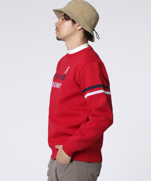 Psycho Bunny（サイコバニー）の「[GOLF]トリコロール ジャガードニット（ニット/セーター・メンズ・ブラック/レッド/ネイビー/ホワイト・X-LARGE/MEDIUM/LARGE）」の21枚目の写真