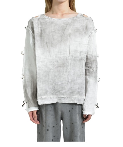 JUNNAKAYAMAジュンナカヤマ OVERSIZED CHECK SHIRT NUBIAN（ヌビアン）の「OVERSIZED CHECK SHIRT（シャツ/ブラウス