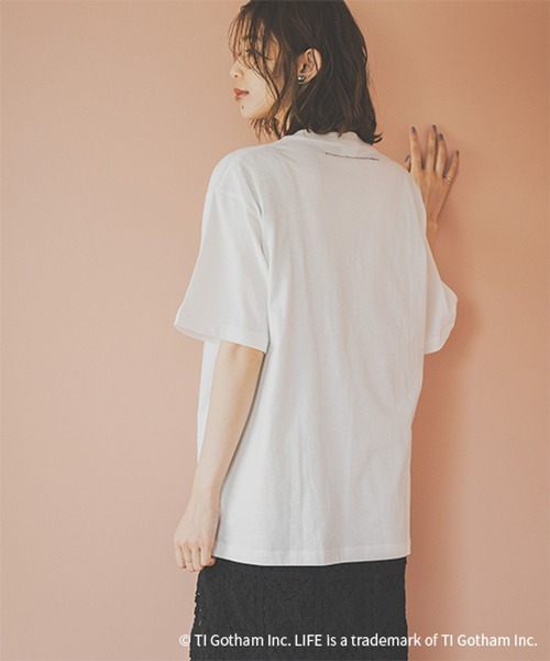 studio CLIP（スタディオクリップ）の「LIFE フォトグラフィックTシャツ（Tシャツ/カットソー・レディース・ホワイト/グレー/ブラック・REGULAR/BIG(L)）」の8枚目の写真