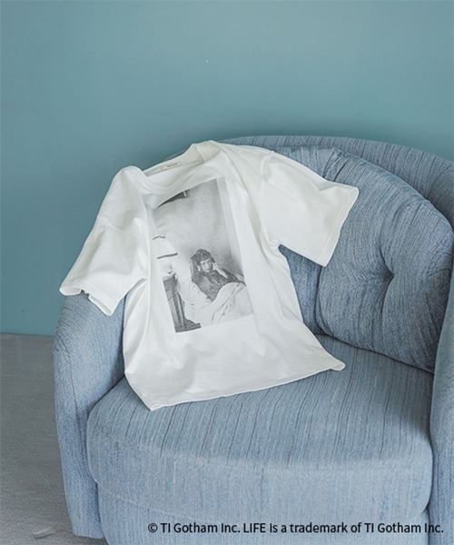 studio CLIP（スタディオクリップ）の「LIFE フォトグラフィックTシャツ（Tシャツ/カットソー・レディース・ホワイト/グレー/ブラック・REGULAR/BIG(L)）」の15枚目の写真