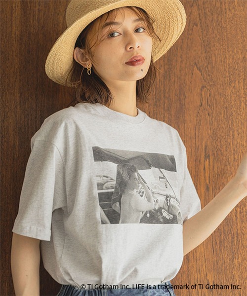 studio CLIP（スタディオクリップ）の「LIFE フォトグラフィックTシャツ（Tシャツ/カットソー・レディース・ホワイト/グレー/ブラック・REGULAR/BIG(L)）」の17枚目の写真