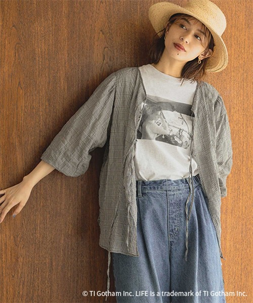 studio CLIP（スタディオクリップ）の「LIFE フォトグラフィックTシャツ（Tシャツ/カットソー・レディース・ホワイト/グレー/ブラック・REGULAR/BIG(L)）」の19枚目の写真