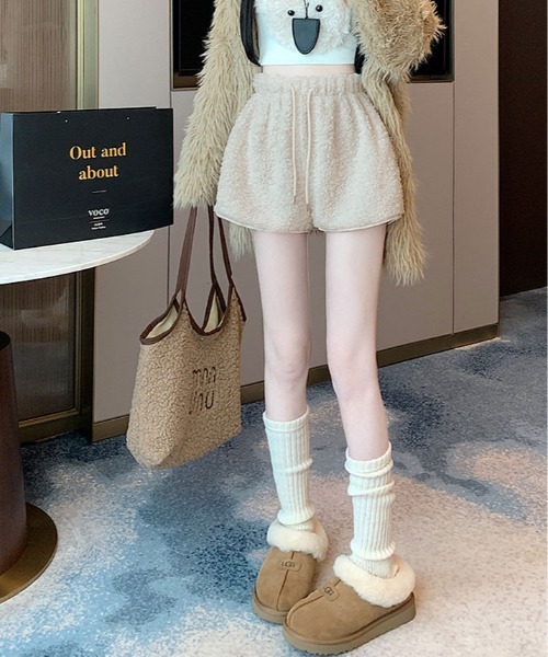 パンツ andwang Kirakira short pants BOTTOMS