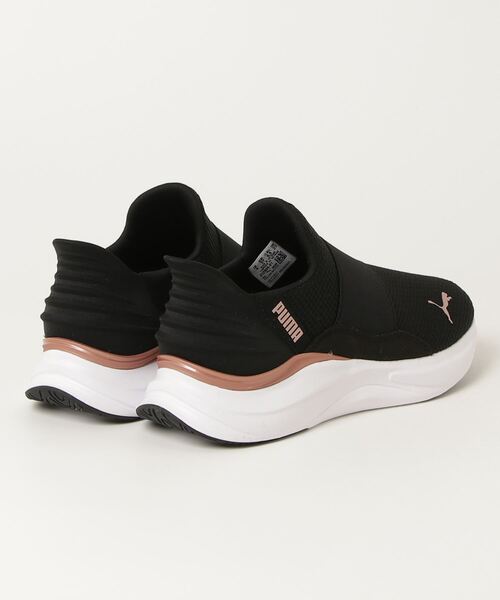 PUMA（プーマ）の「プーマ PUMA SOFTRIDE ハーモニー レオ EASE IN _（スニーカー・レディース・ブラック×ホワイト・23.5cm/24.5cm/23.0cm/24.0cm/25.0cm）」の2枚目の写真