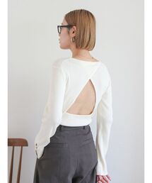 Ungrid | バックデザインニット(ニット/セーター)
