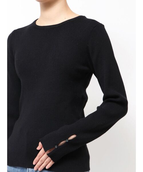 Ungrid（アングリッド）の「バックデザインニット（ニット/セーター・レディース・オフホワイト/ブラック/グリーン・FREE）」の21枚目の写真