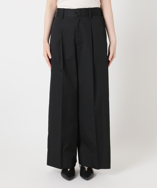 B.C STOCK(ベーセーストック)の「ウォッシャブル / TCツイルチノパンツ(チノパンツ・レディース・ブラック/ベージュ・FREE)」の21枚目の写真