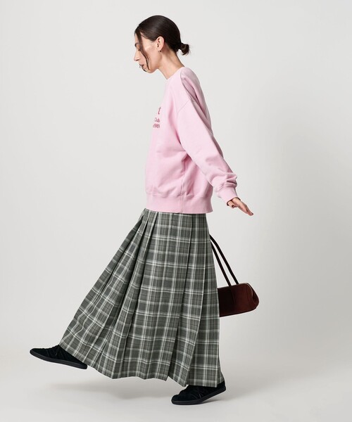 セール】チェック プリーツロングスカート（スカート）｜BEAUTY&YOUTH