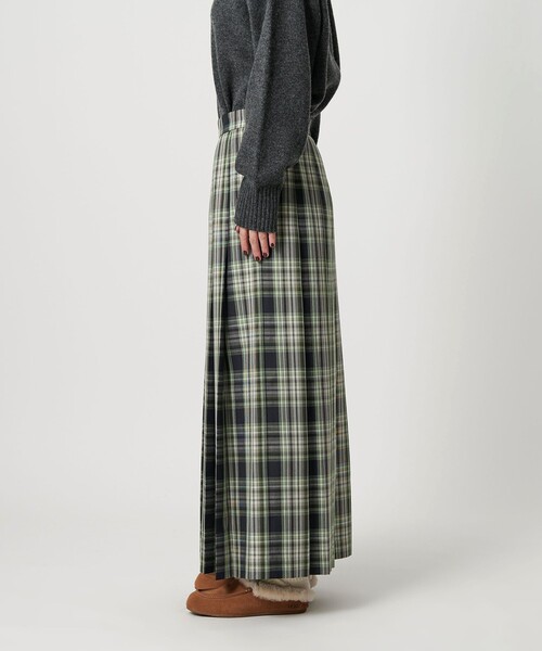 BEAUTY&YOUTH UNITED ARROWS（ビューティーアンドユースユナイテッドアローズ）の「チェック プリーツロングスカート（スカート・レディース・ダークグレー/ライトグレー・XS/S/M）」の11枚目の写真