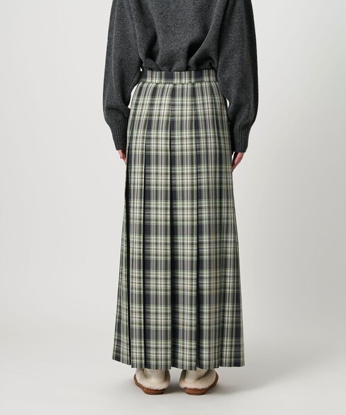 BEAUTY&YOUTH UNITED ARROWS（ビューティーアンドユースユナイテッドアローズ）の「チェック プリーツロングスカート（スカート・レディース・ダークグレー/ライトグレー・XS/S/M）」の12枚目の写真