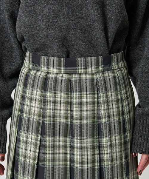 セール】チェック プリーツロングスカート（スカート）｜BEAUTY&YOUTH