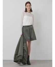 styling/ | 【セットアップ対応】ナイロンフレアミニスカート(スカート)