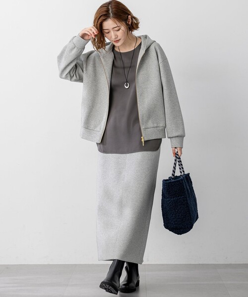 セール】【洗える】コットンエアーダンボール コクーン フーディー