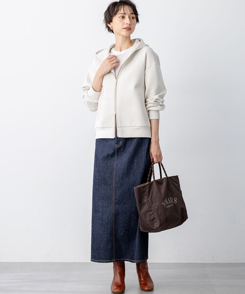 セール】【洗える】コットンエアーダンボール コクーン フーディー