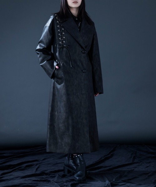 deres デレス9th フェザー　ロングコート　黒 9th COLLECTION – deres.online