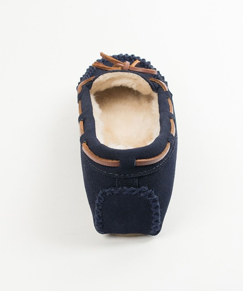 Minnetonka(ミネトンカ)の「【MINNETONKA/ミネトンカ 】 CALLY / キャリー ファーモカシン(モカシン/デッキシューズ・レディース・ブラック/ダークブラウン/ベージュ/ネイビー/グレー/ストーン・6/8/9/5/7)」の13枚目の写真