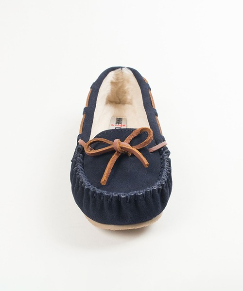 Minnetonka(ミネトンカ)の「【MINNETONKA/ミネトンカ 】 CALLY / キャリー ファーモカシン(モカシン/デッキシューズ・レディース・ブラック/ダークブラウン/ベージュ/ネイビー/グレー/ストーン・6/8/9/5/7)」の14枚目の写真