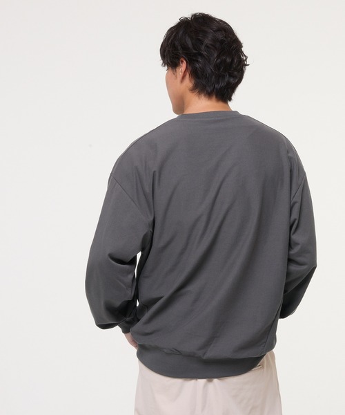 coca(coca)(コカ)の「プリントスウェットトレーナーTシャツ(スウェット・メンズ・ダークグリーン/チャコール/ホワイト/ライトグレー・L/XL/M)」の11枚目の写真