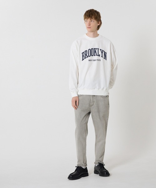 coca(coca)(コカ)の「プリントスウェットトレーナーTシャツ(スウェット・メンズ・ダークグリーン/チャコール/ホワイト/ライトグレー・L/XL/M)」の19枚目の写真