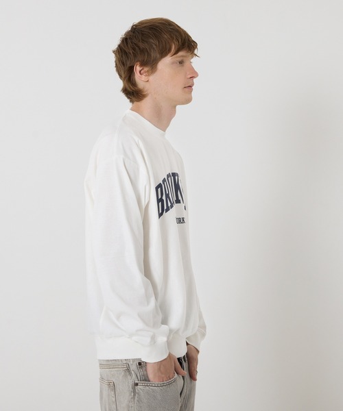 coca(coca)(コカ)の「プリントスウェットトレーナーTシャツ(スウェット・メンズ・ダークグリーン/チャコール/ホワイト/ライトグレー・L/XL/M)」の17枚目の写真