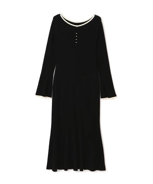 PROPORTION BODY DRESSING（プロポーションボディドレッシング）の「ボタンディティール前後２Ｗａｙワンピース / 1215240909（ワンピース・レディース・ブラック/ブルー/グレー・MEDIUM/P/S）」の4枚目の写真