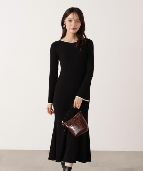 PROPORTION BODY DRESSING（プロポーションボディドレッシング）の「ボタンディティール前後２Ｗａｙワンピース / 1215240909（ワンピース・レディース・ブラック/ブルー/グレー・MEDIUM/P/S）」の7枚目の写真