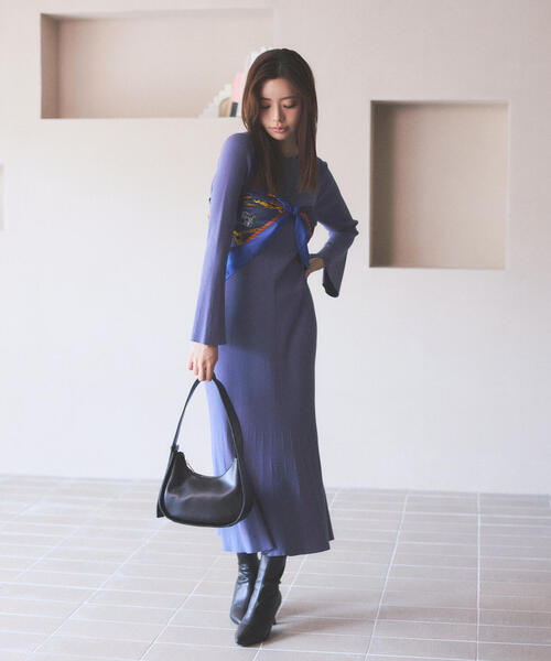 PROPORTION BODY DRESSING（プロポーションボディドレッシング）の「ボタンディティール前後２Ｗａｙワンピース / 1215240909（ワンピース・レディース・ブラック/ブルー/グレー・MEDIUM/P/S）」の21枚目の写真