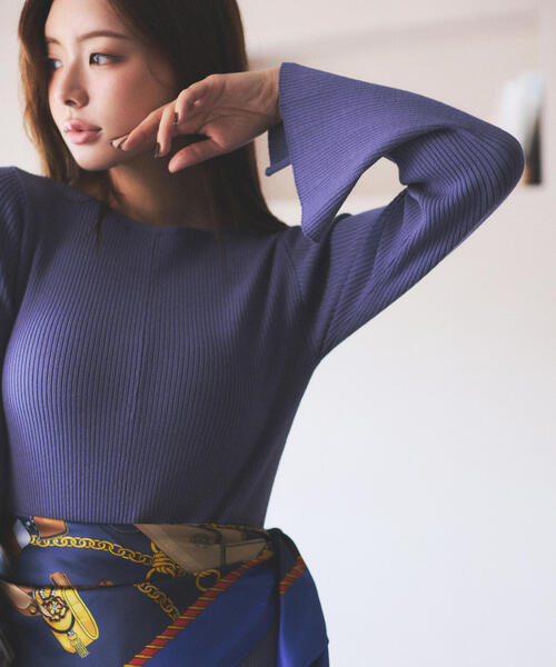 PROPORTION BODY DRESSING（プロポーションボディドレッシング）の「ボタンディティール前後２Ｗａｙワンピース / 1215240909（ワンピース・レディース・ブラック/ブルー/グレー・MEDIUM/P/S）」の22枚目の写真