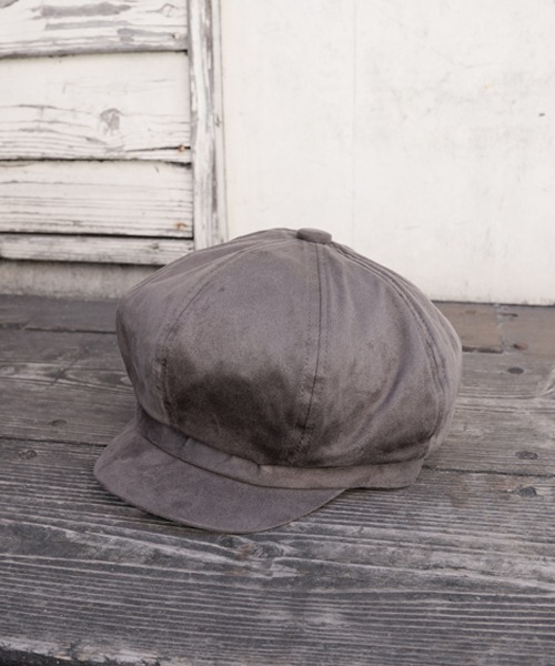 セール】フェイクスエードキャスケット/Back to Front ユニセックス