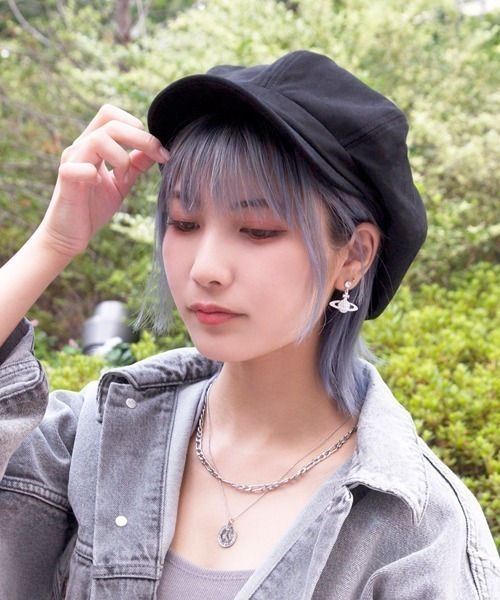 セール】フェイクスエードキャスケット/Back to Front ユニセックス