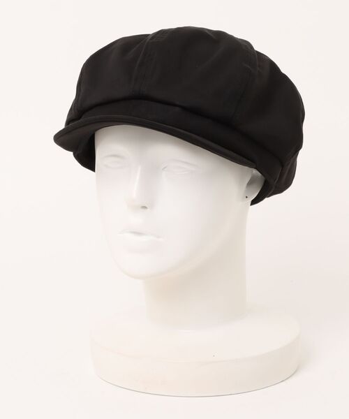 polcadot（ポルカドット）の「フェイクスエードキャスケット/Back to Front ユニセックス サイズ調節可能（キャスケット・レディース・ベージュ/ブラック/グレー・FREE）」の6枚目の写真